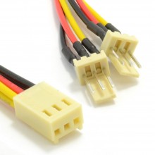 3 pin fan male plug to female socket power extension cable 30cm 006341 