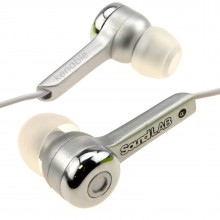 Av link in ear earphones in line control with braided lead 35mm plug 12m 008508 