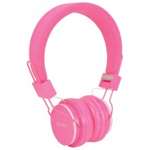 Kids headphone with hands free mic control cushioned earpads green 009762 