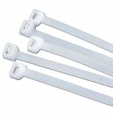 Natural cable ties 120mm x 35mm nylon 66 ul approved 100 pack 009473 