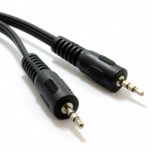 25mm stereo jack to 25 mm jack plug cable lead 2m 001777 