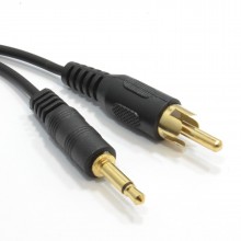 35mm mono jack plug to single rca phono plug cable 05m 50cm 008245 