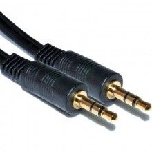 35mm stereo jack to 35mm right angled jack audio cable lead 2m 002185 