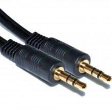 35mm stereo jack to jack audio cable lead gold 05m 001705 