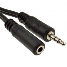 35mm stereo jack to socket headphone extension cable lead 3m 001870 