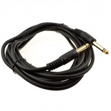 635mm 1 4inch mono jack plug guitar instrument patch cable gold 3m 003364 