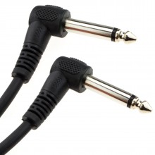 635mm 90 degree right angle jack audio mono guitar cable 1m 005055 