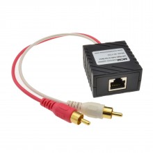 Audio sender over lan cat5 ethernet cable phono rca extender 150m 005519 