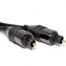 Black tos link toslink optical digital audio cable 5mm lead 15m 004150 