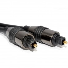 Black tos link toslink optical digital audio cable 5mm lead 25m 004152 