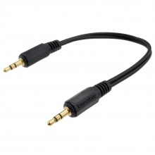 Aluminium pro 35mm jack to jack stereo audio cable lead gold 3m 007515 