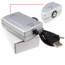 Digital audio coax spdif phono rca to optical tos converter adapter uk power 008010 