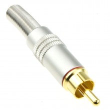 Hq 90 degree rca phono socket to single rca phono plug adapter 003287 