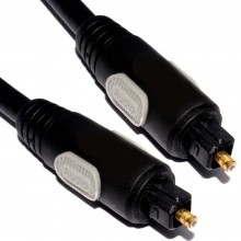 Chrome hq 5mm tos link optical digital audio cable lead 3m 003283 