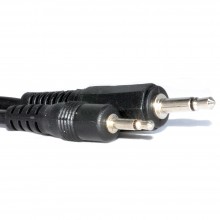 Mono cable 25mm male to 25mm mono jack plug audio lead 3m 006420 