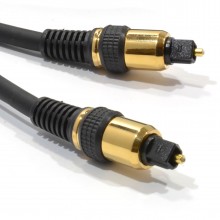 Metal tos link toslink optical digital audio cable 5mm lead 50cm 05m 005989 