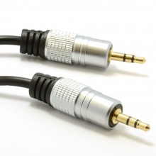 Pro audio pro audio 35mm stereo jack to jack sound cable lead gold 05m 50cm 007266 