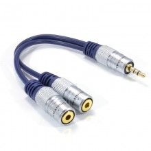 Pro audio pro audio metal 35mm jack stereo headphone extension cable gold 3m 006948 