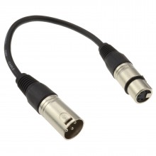 Pro signal xlr 3 pin plug to 635mm male mono jack plug cable 5m 002422 