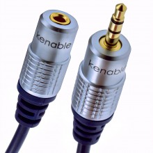 Pure ofc hq 35mm jack to stereo jack socket headphone extension cable 18m 008621 