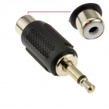 Rca phono plug screw terminal easy fit connector for audio cctv camera 008995 