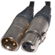 Pulse xlr plug to 635mm jack plug lead yellow stereo 10cm 003344 