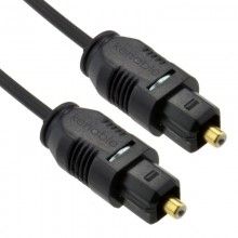 Tos link toslink optical digital audio cable 22mm lead 1m 008867 