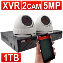 5mp cctv kit 4 channel poe nvr recorder with 1tb hdd 4 x 5mp sony starvis ip cameras imx335 white 090032 