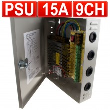 9 port 10 amp 10a 12v cctv psu power supply cabinet ptc technology 004667 