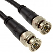 Bnc plugs rg59 75ohm cctv camera video cable lead 1m 003214 