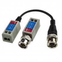 Bnc male plug cctv video easy wire screw connectors single unit 009495 