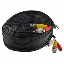 Cctv lead bnc video rca phono audio and 21mm dc power cable 30m 009674 