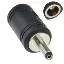 Dc jack plug converter 35mm x 13mm in line socket to 55mm x 21mm 007300 