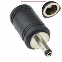 Dc jack plug converter 55 x 21mm dc socket to 35mm mono jack plug 007297 