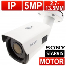Encam cctv ip 5mp manual varifocal sony starvis starlight imx335 dome camera white 090011 