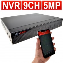 Encam nvr 16 channel h265 cctv recorder for 5mp ip cameras 090035 