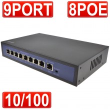 Encam poe switch 4 power over ethernet 2 x 10 100mbps wan ports for ip cctv cams 090025 