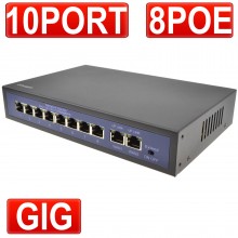 Poe gigabit power over ethernet rj45 cctv network switch injector 30w 010315 