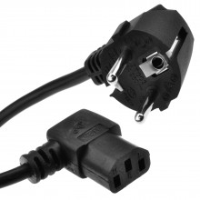 2 pin euro schuko plug to clover leaf micky mouse c5 power cable 18m 010292 