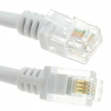 Adsl 2 high speed broadband modem cable rj11 to rj11 05m black 007935 