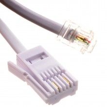 56k fax data 4 wire modem to bt to rj11 cable 5m 002824 