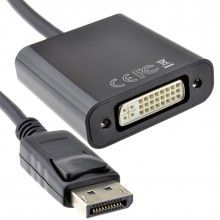 Displayport male plug to dvi d female socket adapter cable 15cm 002484 