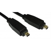 Firewire dv camcorder camera interface cable 6 to 6 pin pc or mac 2m 007139 