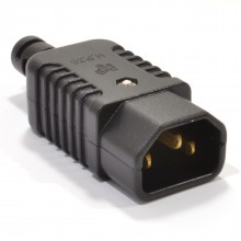 Heavy duty rewireable iec c13 female inline socket plug 10a 250v 007753 