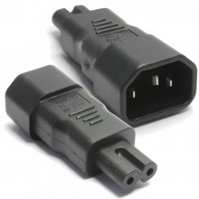 Iec c14 3 pin male plug to figure 8 c7 plug power adapter cable 50cm 006709 