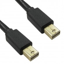 Mini displayport to mini displayport male to male plug cable 05m 008520 