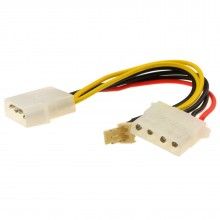 Power converter adapter cable 4 pin lp4 molex plug to 4 pin female 000331 