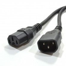 Power extension cable iec male to female ups lead c14 to c13 5m 001780 