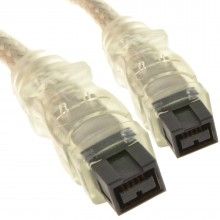 Pro firewire 800 ieee1394b cable 9 pin to 6 pin 2m 000309 