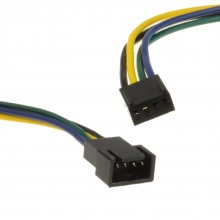 Power splitter cable 4 pin molex to 2 x 4 pin floppy plugs 000330 